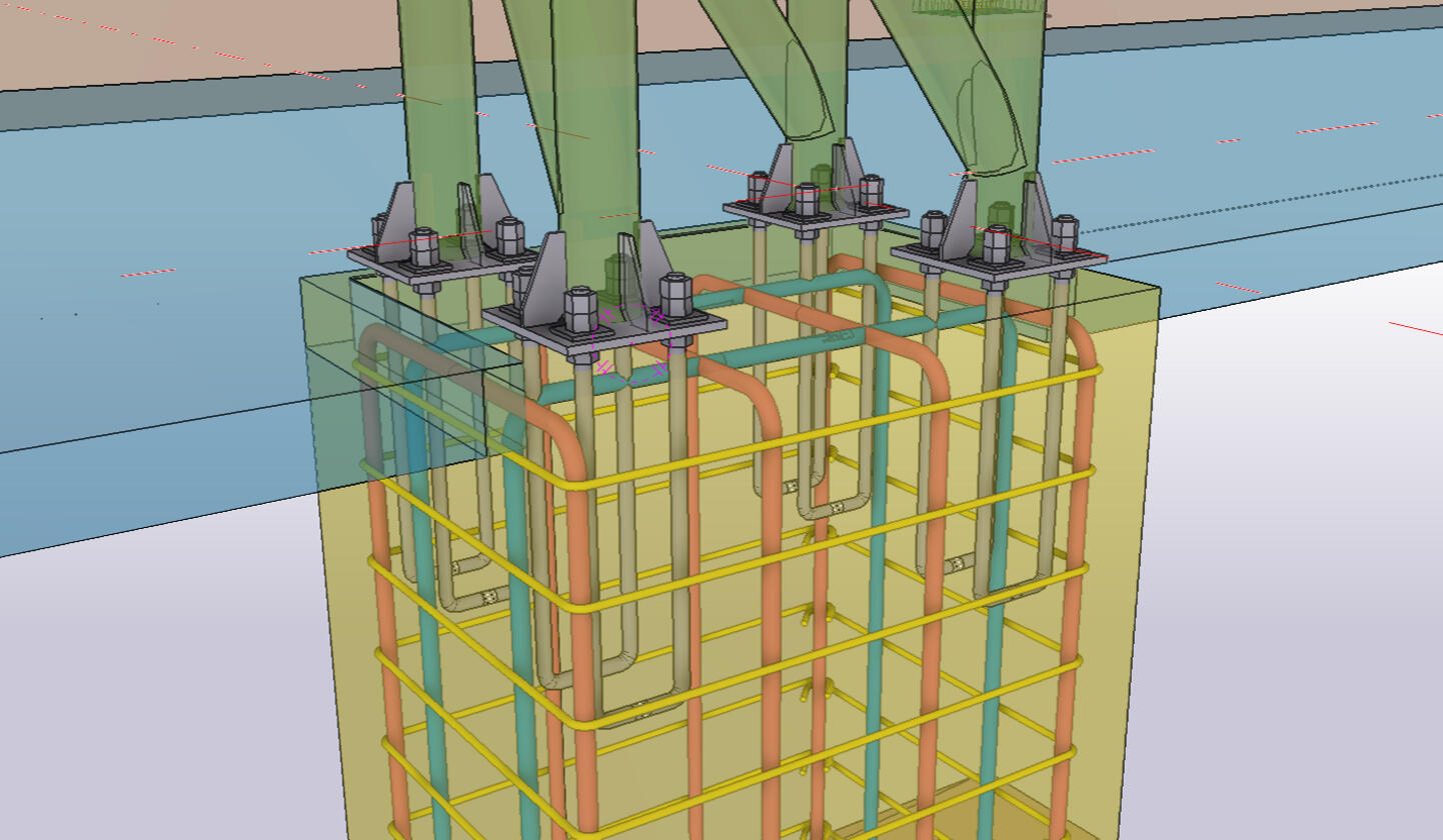 Steel beam rendering